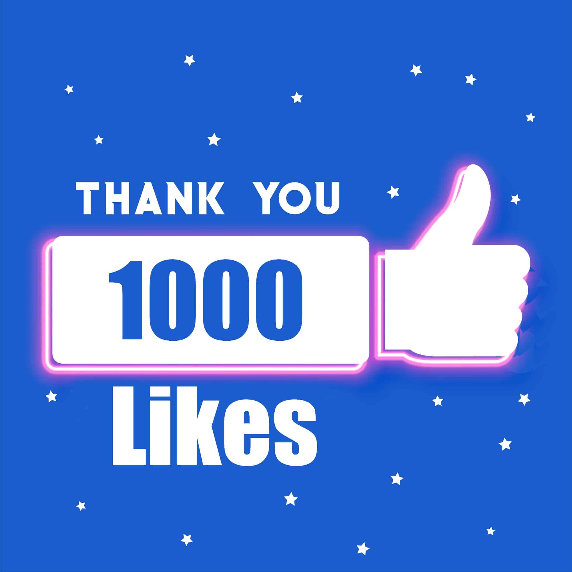 1000 Facebook Page Likes