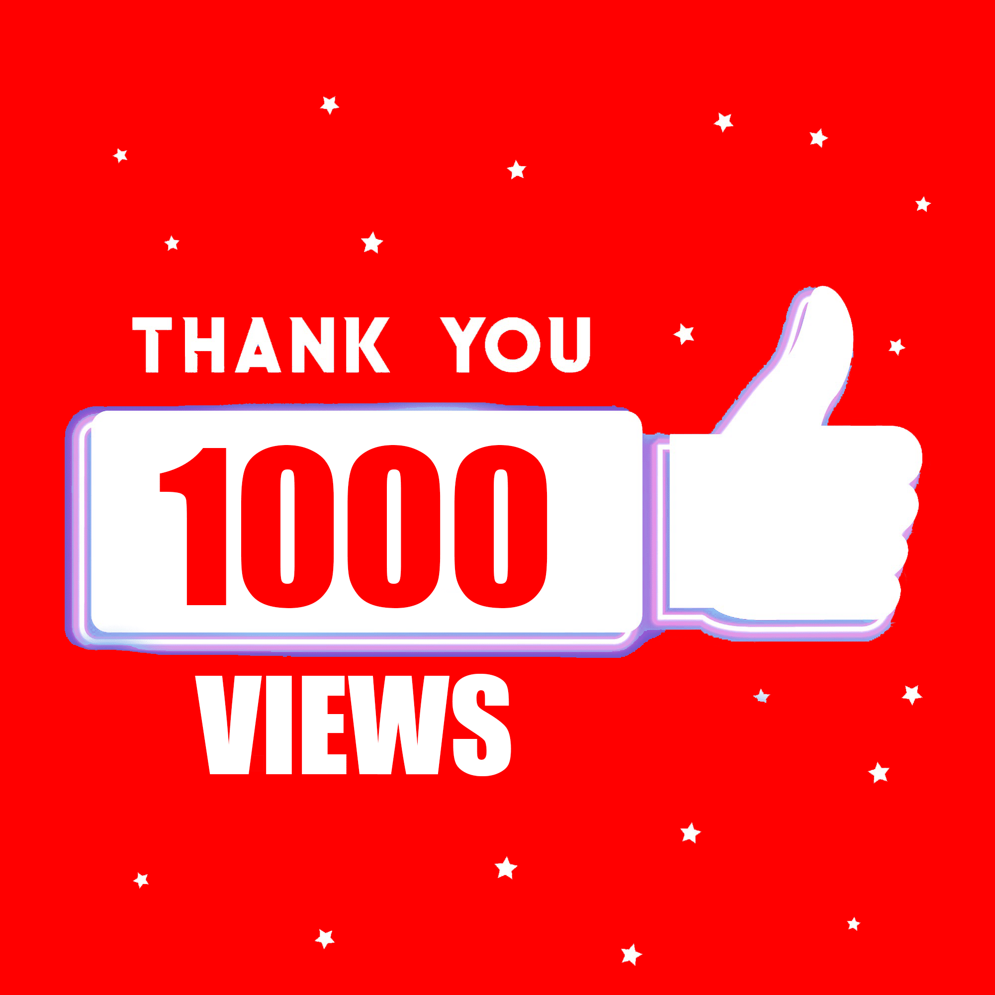 1000 Youtube Video Views