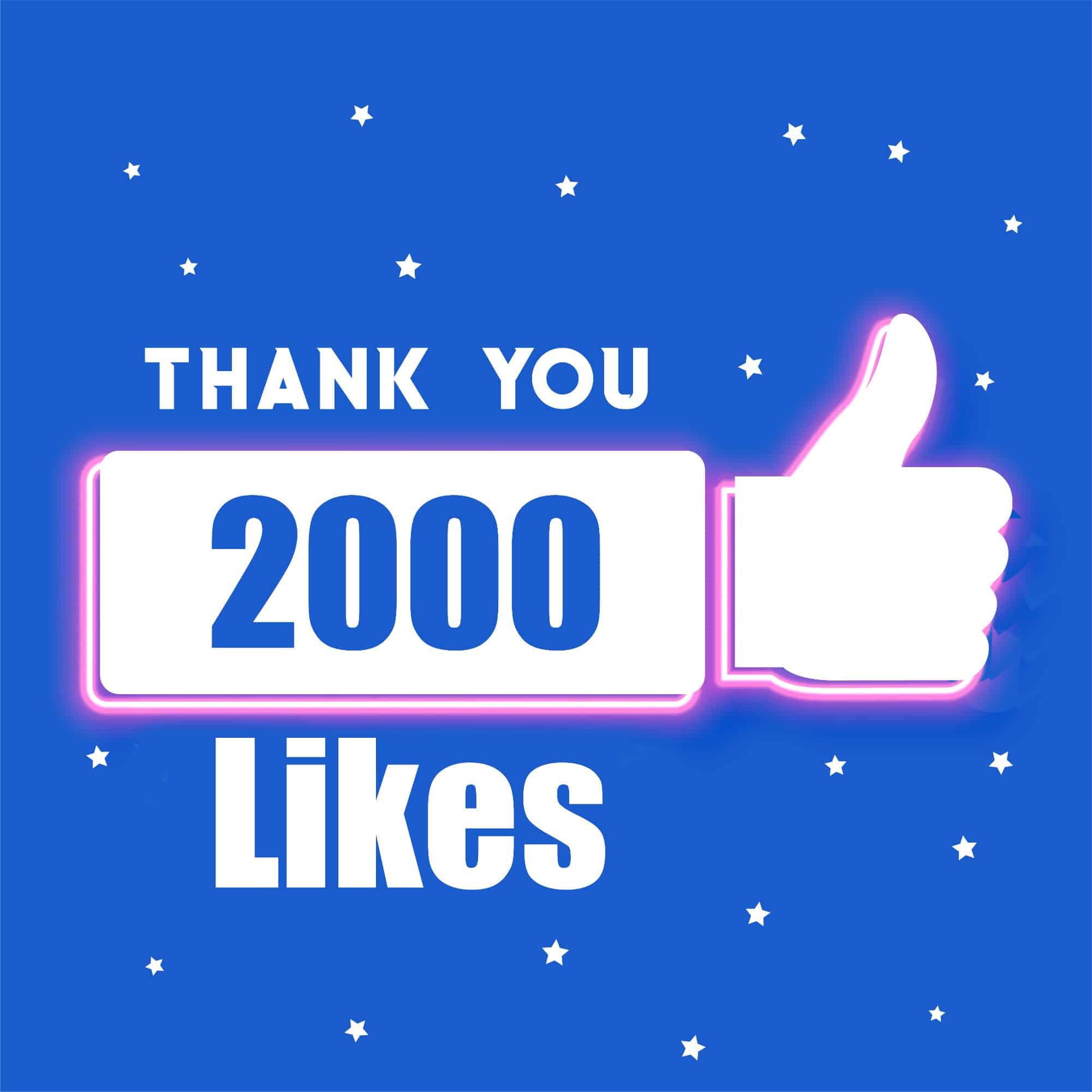 2000 Facebook Page Likes