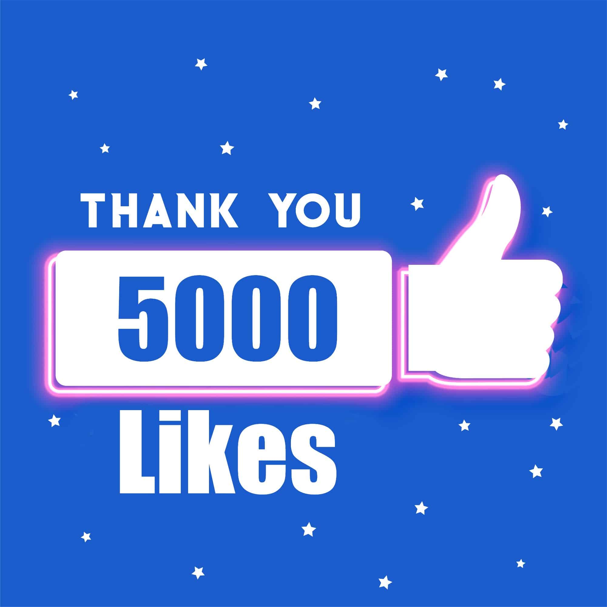 5000 Facebook Page Likes