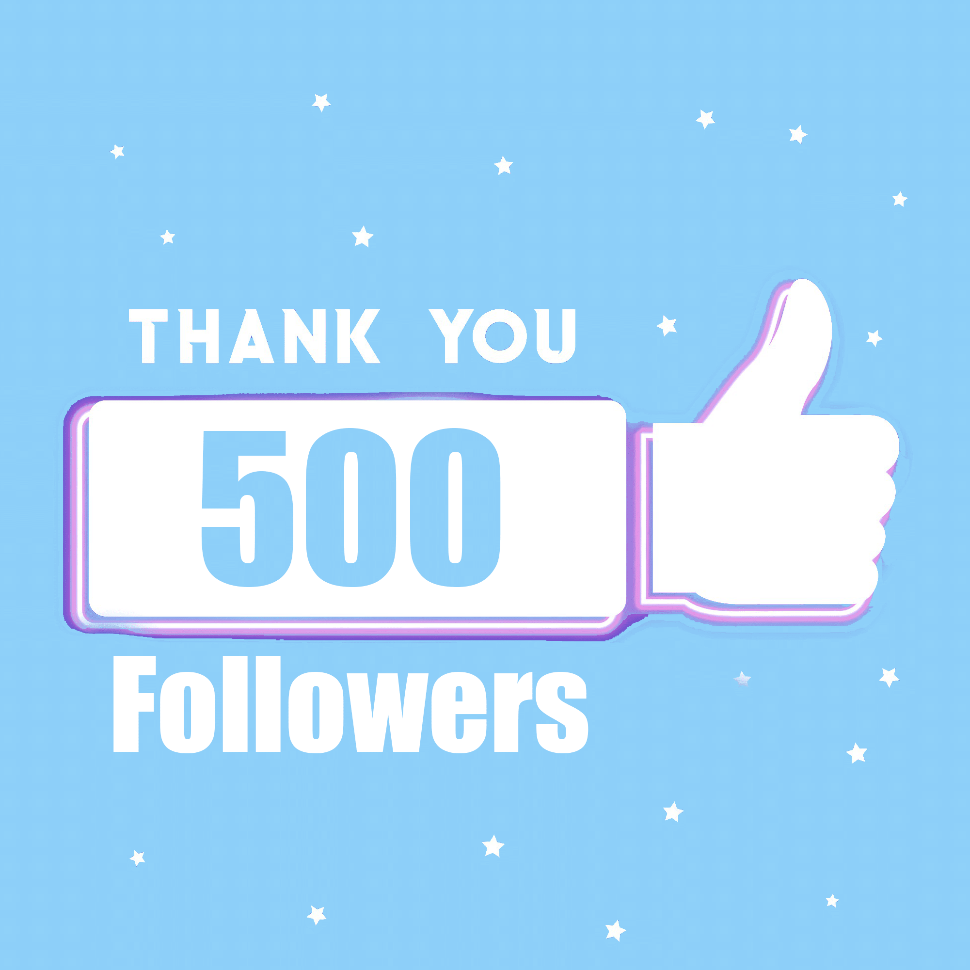 500 Twitter Followers